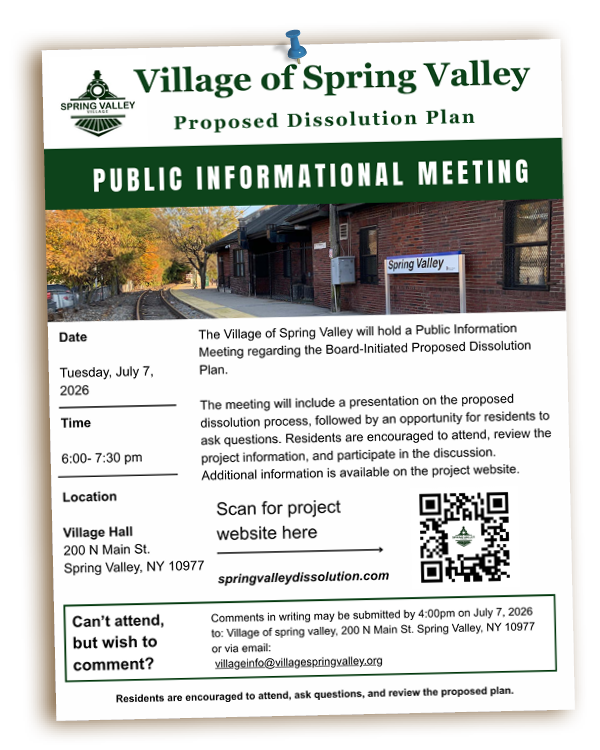 image of a pinned up flyer