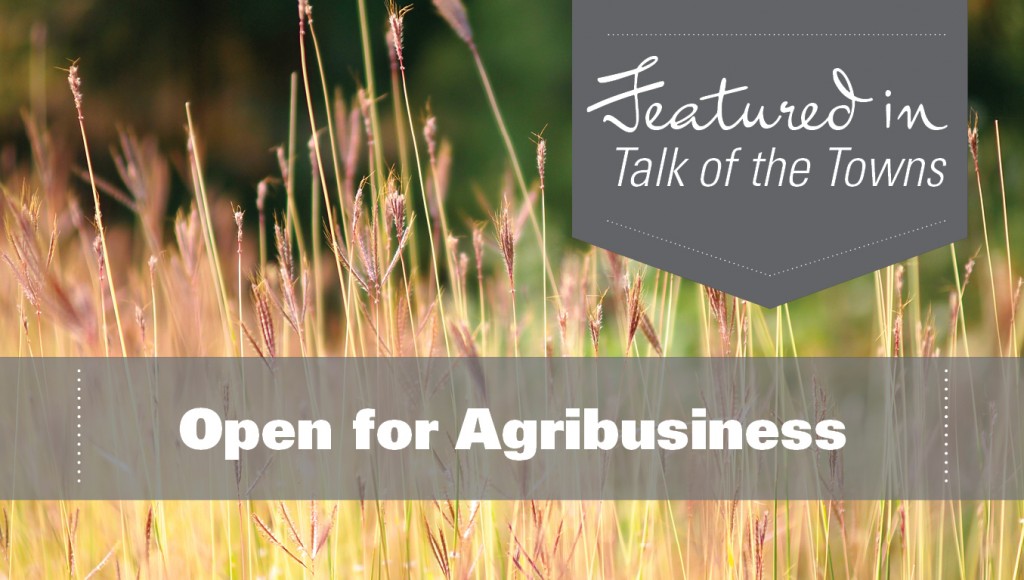 Open for Agribusiness
