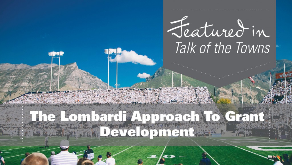 Consolidated Funding Application - The Lombardi Approach To Grant Development