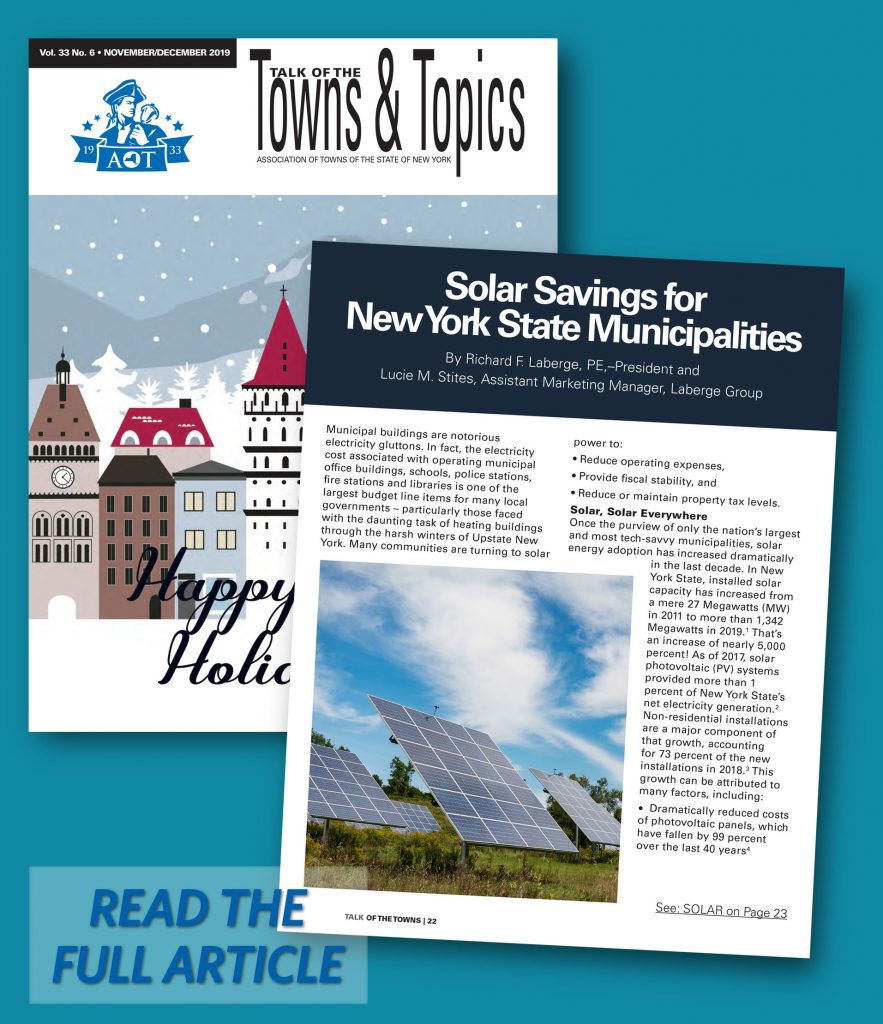 Solar Savings for New York State Municipalities AOT American Association of Towns