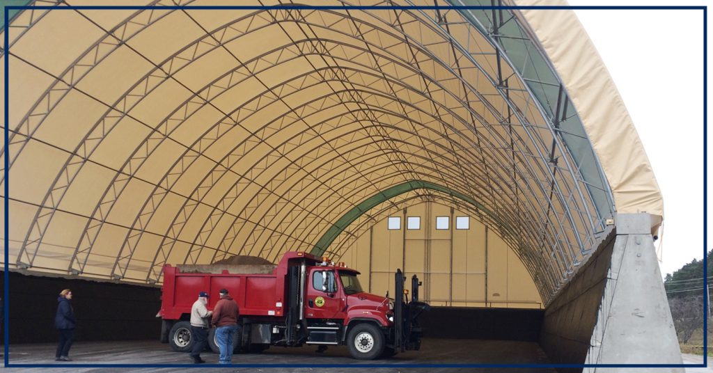 New Sand and Salt Shed in Boonville, NY Capital District