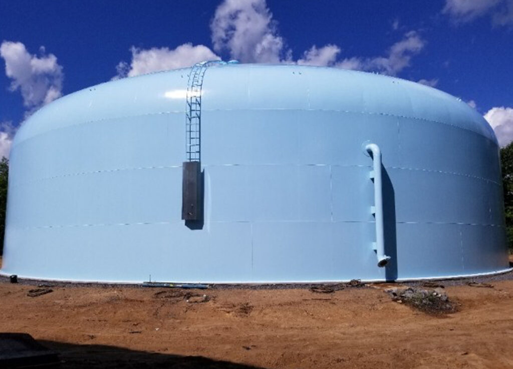 New York 2 million gallon water storage tank