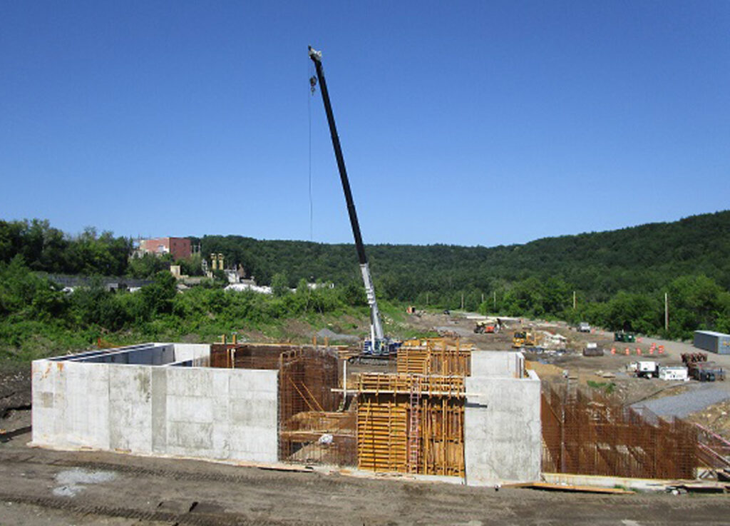 wastewater treatment plant construction new york state