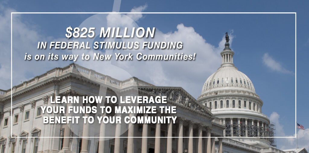 825 Million for Communities in NYS Federal stimulus funds are on