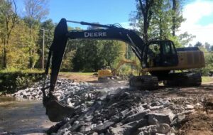 Temporary Bridge Replacement after Flooding Capital Region NY