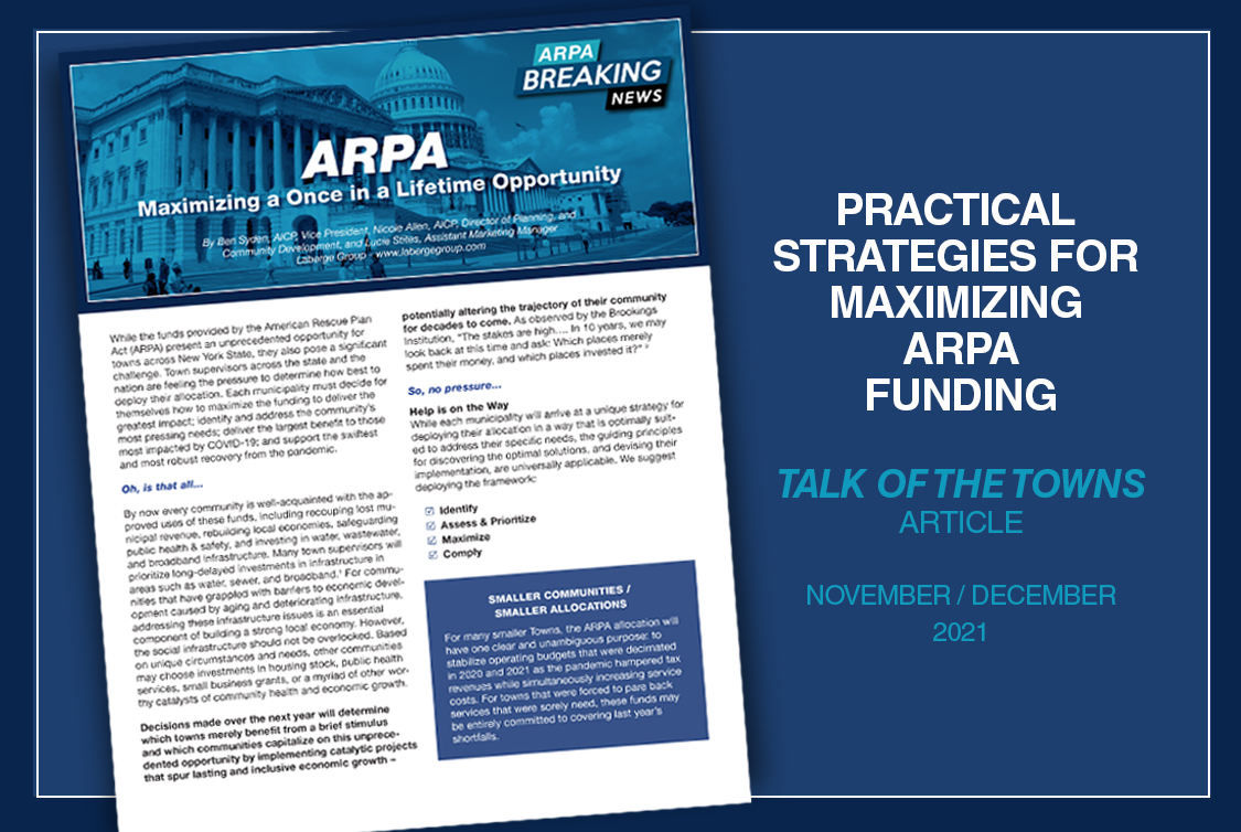 Maximizing ARPA Funds - Article In Association Of Towns Of New York