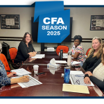 Image of Laberge Group's Community Development staff meeting regarding CFA Grant Application Season 2025