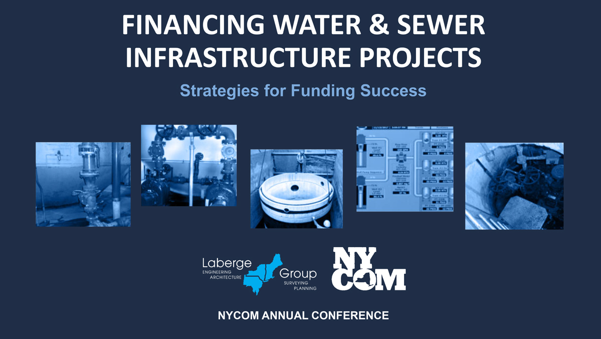 Financing Water and Sewer Infrastructure Cover Redesign Financing Water & Sewer Infrastructure Projects presentation cover
